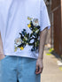 別注【Licht Bestreben】"花柄刺繍Tシャツ"